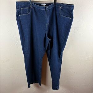 Woman Within Dark Blue Denim Jeans Women’s size 36W